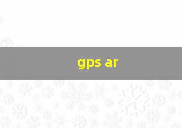 gps ar